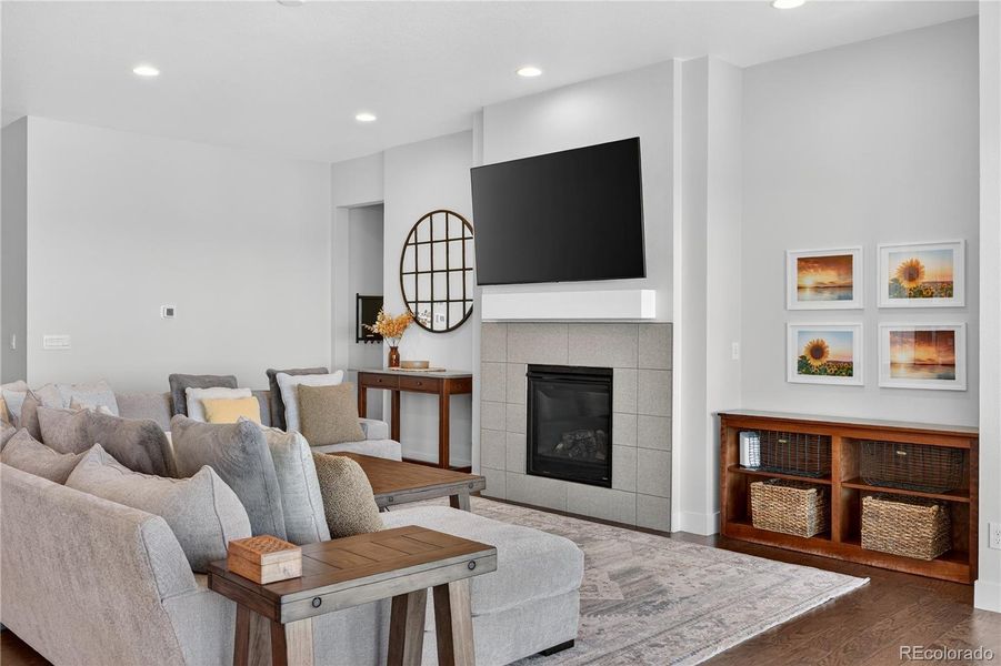 Furnished interior view inside a new home in , Erie (Image 16). Furnished interior view inside a new home in , Erie (Image 16).