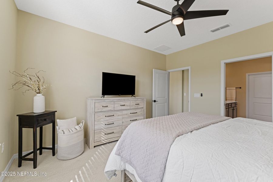 Furnished interior view inside a new home in Summer Bay at Grand Oaks, St. Augustine (Image 20).