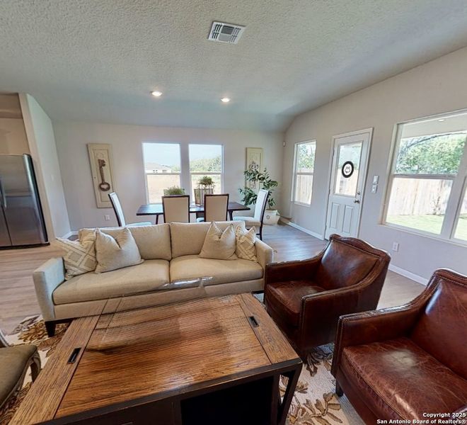 Furnished interior view inside a new home in , San Antonio (Image 9). Furnished interior view inside a new home in , San Antonio (Image 9).