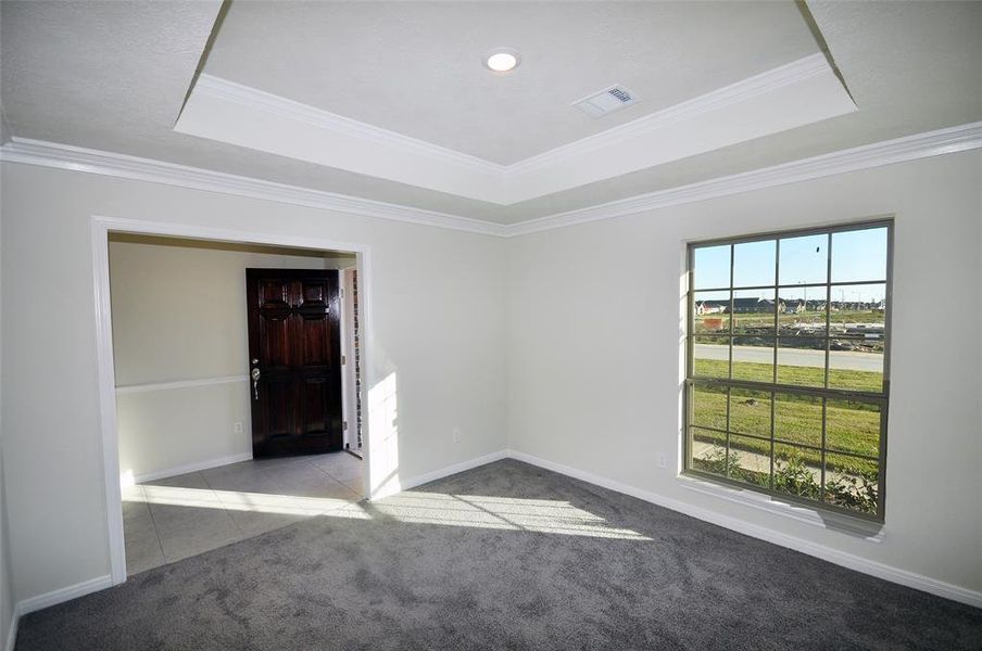 Coffered Ceiling in the Dining room