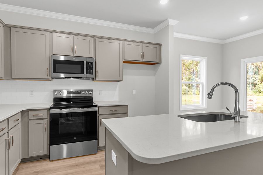 Furnished interior view inside a new home in Central Creek, Goose Creek (Image 10).