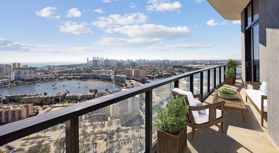 Condo located in Hallandale Beach, FL showcasing its design and architecture (Image 20).