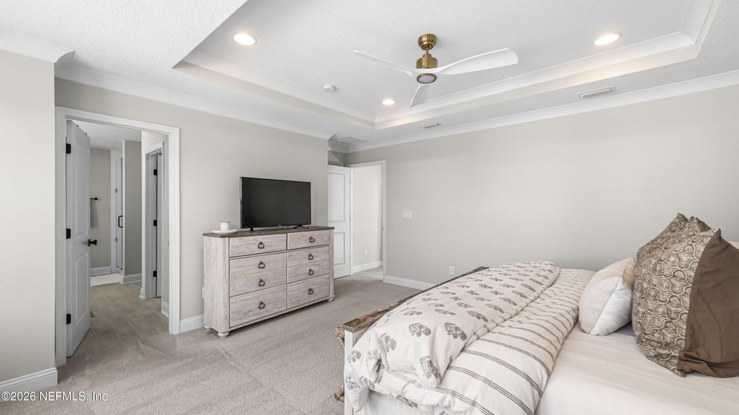 Furnished interior view inside a new home in Settler's Landing at Nocatee, Ponte Vedra (Image 29).