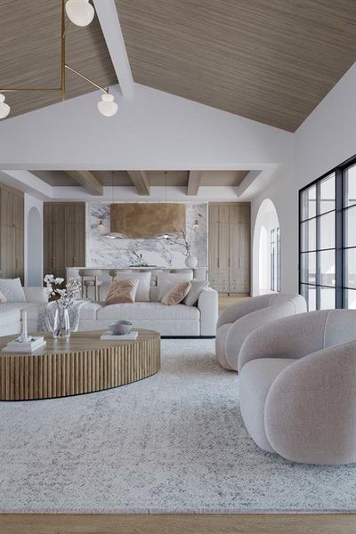 Furnished interior view inside a new home in , Dallas (Image 11).