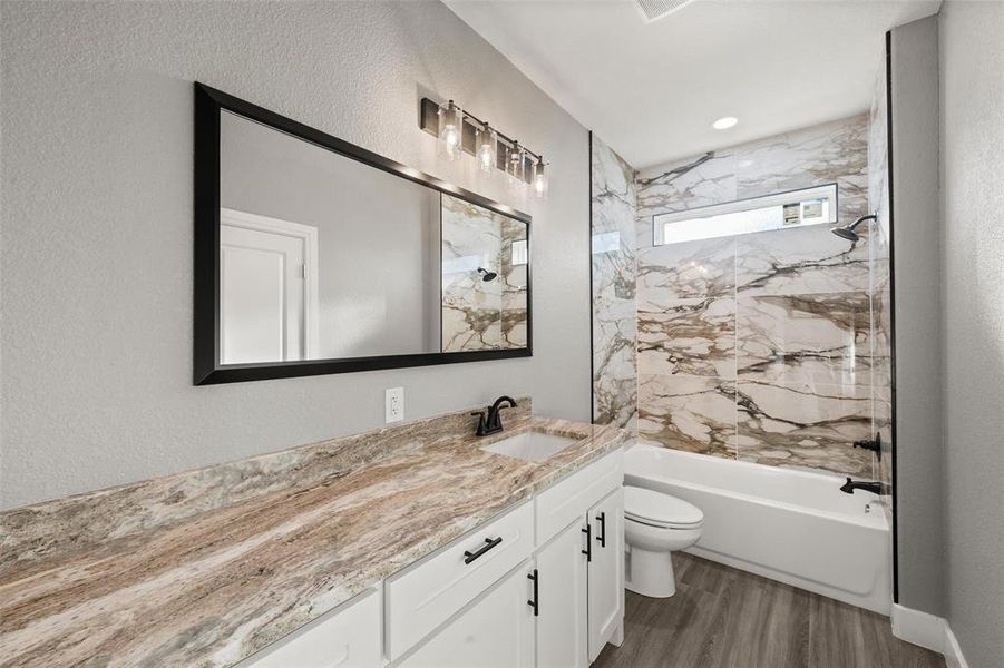 Furnished interior view inside a new home in , Woodway (Image 13). Furnished interior view inside a new home in , Woodway (Image 13).