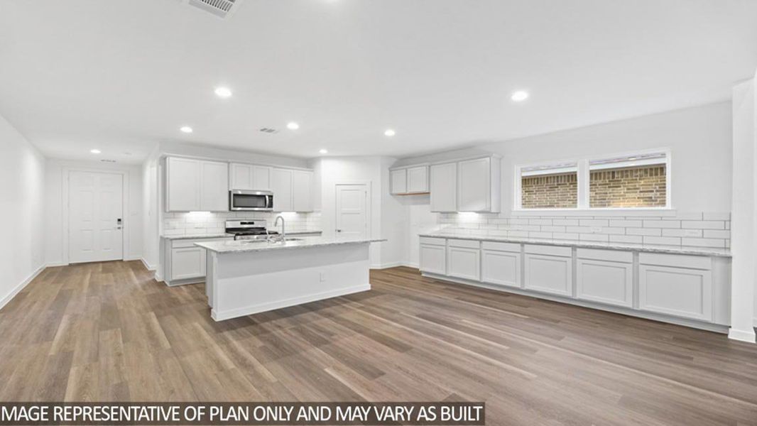 Furnished interior view inside a new home in Hills of Westlake, Conroe (Image 6).