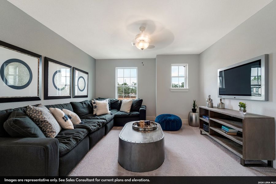 Furnished interior view inside a new home in Swenson Heights, Seguin (Image 9).