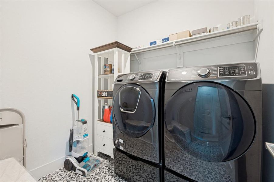 Close-up of interior finishes inside a home in , Little Elm (Image 19).