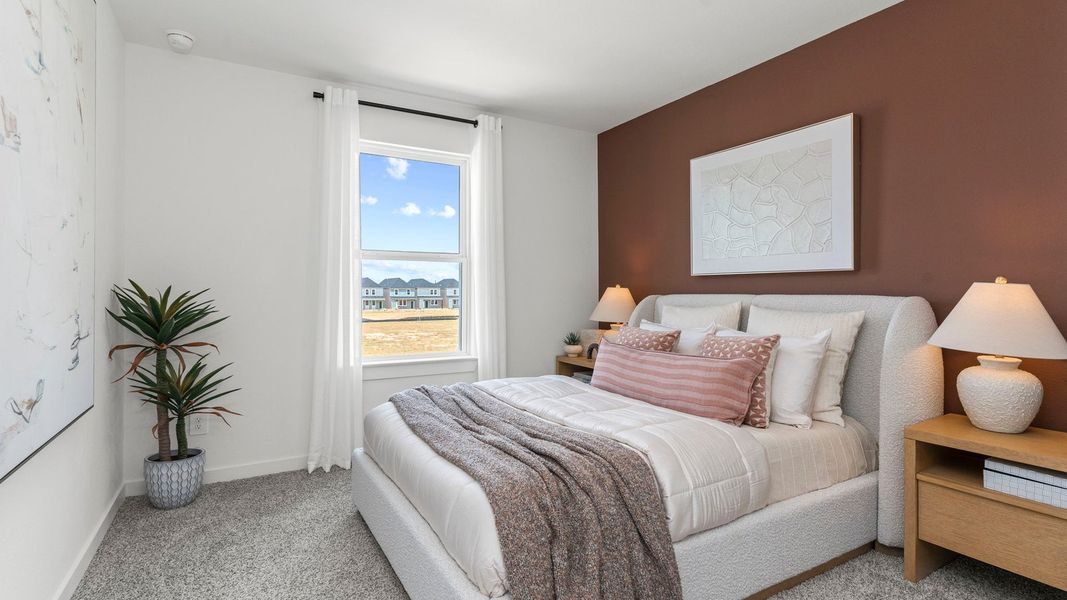 Furnished interior view inside a new home in Villarosa at Tamarron, Katy (Image 9).