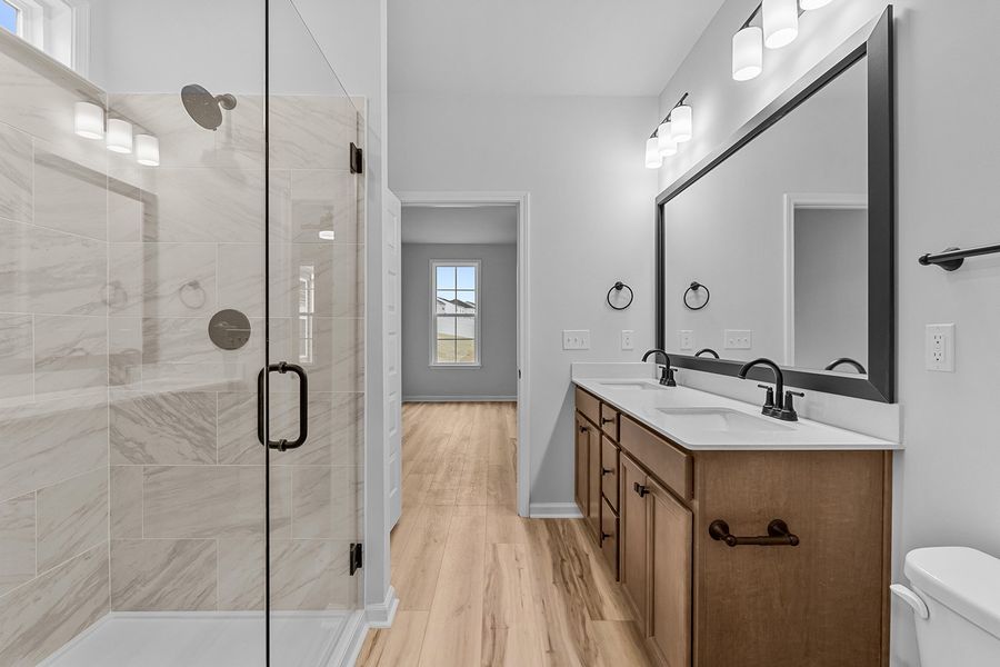 Furnished interior view inside a new home in Fieldstone, Lexington (Image 16).