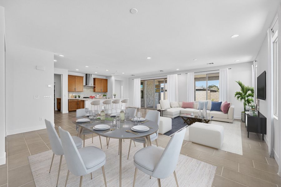Furnished interior view inside a new home in Meridian, Queen Creek (Image 7).