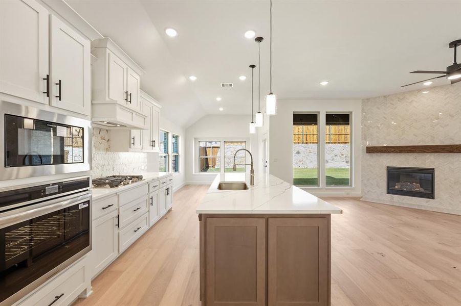 Furnished interior view inside a new home in Willow Wood Classic 50, McKinney (Image 7). Furnished interior view inside a new home in Willow Wood Classic 50, McKinney (Image 7).