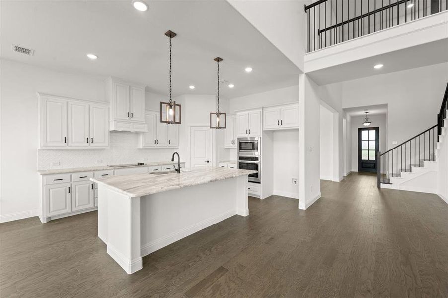 Furnished interior view inside a new home in Coyote Crossing, Godley (Image 5).
