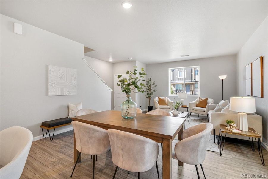 Furnished interior view inside a new home in Pintail Commons at Johnstown Village, Johnstown (Image 27).