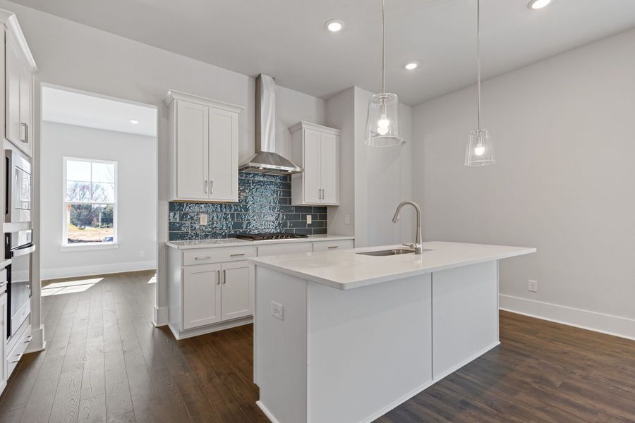 Representative furnished interior of a home built from the Stafford by Crawford Creek Communities in Red Bird Manor, Jefferson (Image 9).