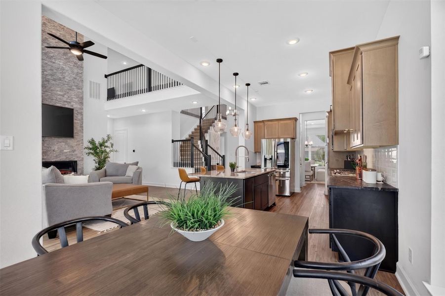 Furnished interior view inside a new home in , Missouri City (Image 21).