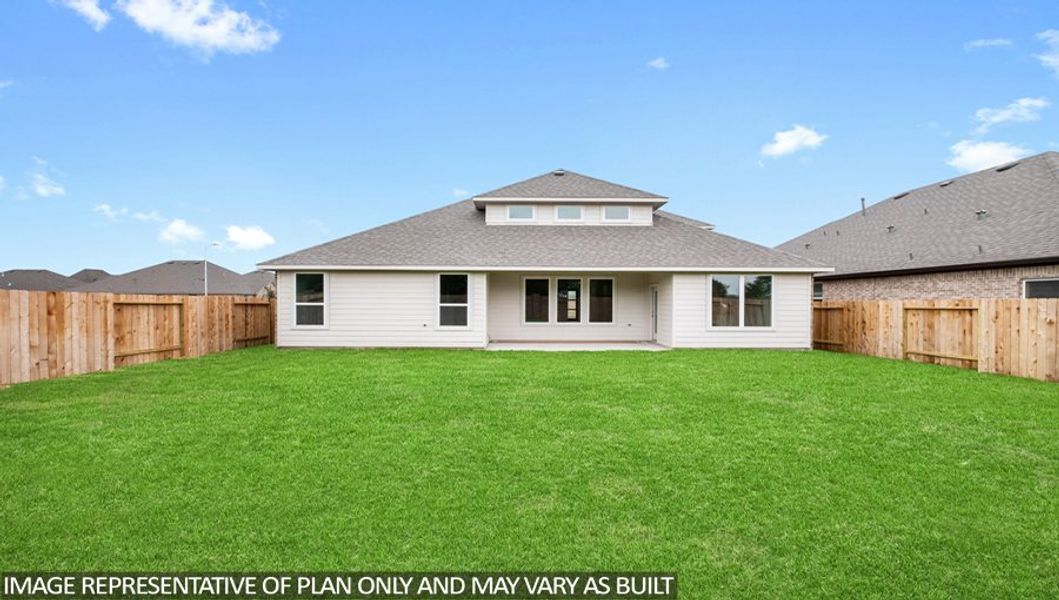 Representative exterior photo of a completed home built from the 3171 by D.R. Horton in River Ranch Estates, Dayton, TX (Image 18).