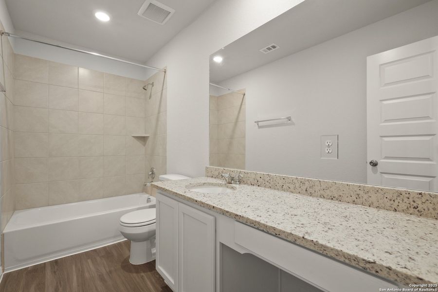 Furnished interior view inside a new home in Timber Creek, San Antonio (Image 5).