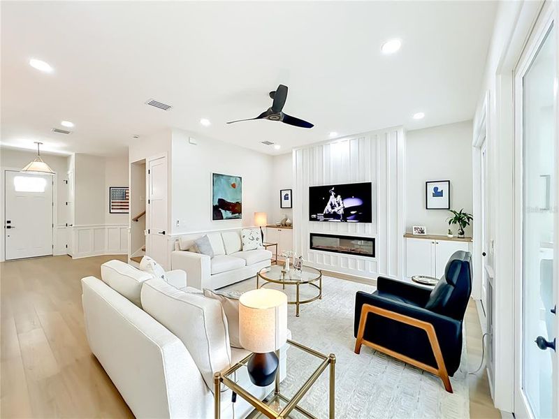Furnished interior view inside a new home in , Winter Garden (Image 16). Furnished interior view inside a new home in , Winter Garden (Image 16).