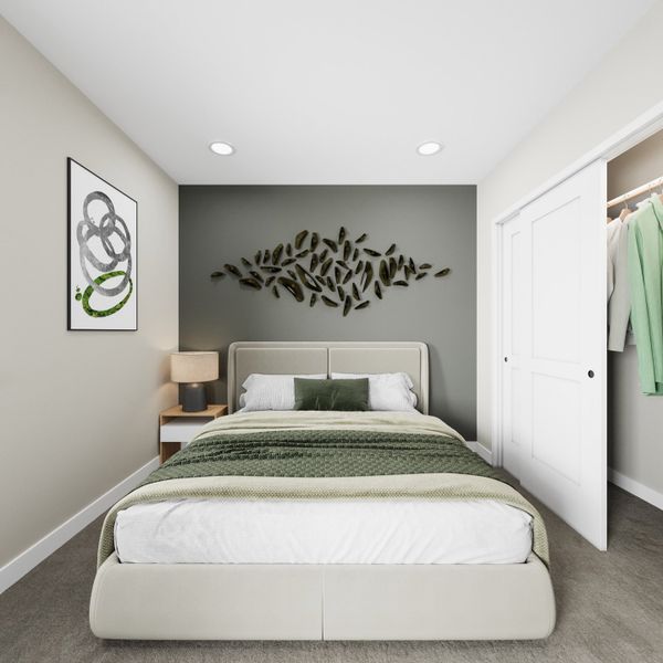 Furnished interior view inside a new home in Lake Bluff, Greeley (Image 15).