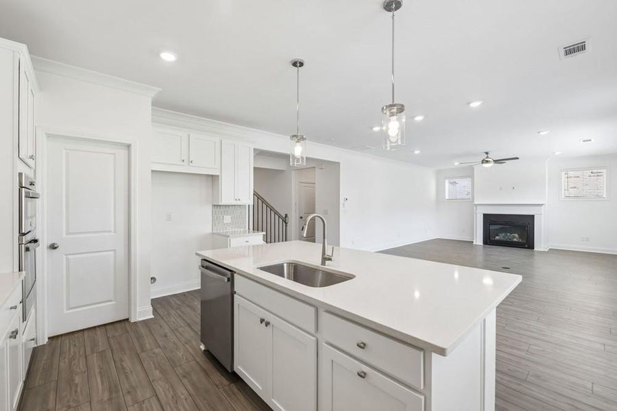 Furnished interior view inside a new home in Auburn Glen, Dacula (Image 10).