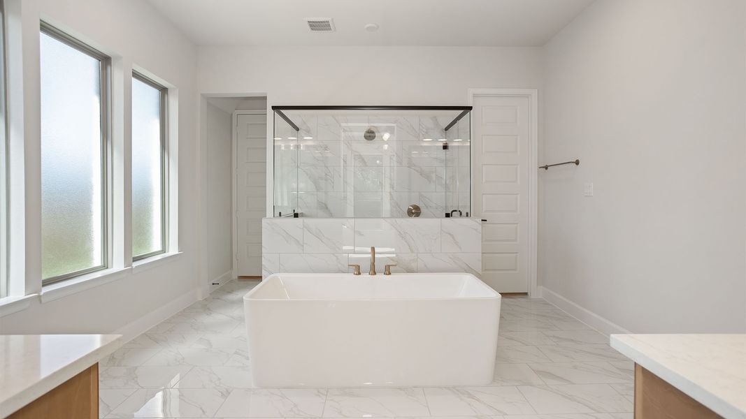 Furnished interior view inside a new home in The Woodlands Hills, Willis (Image 7).