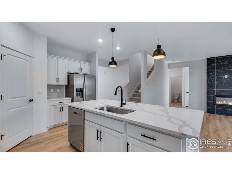 Furnished interior view inside a new home in Lakeside Canyon, Mead (Image 4).