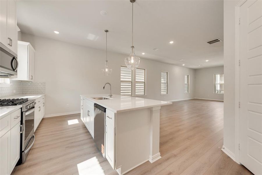 Furnished interior view inside a new home in City Point, North Richland Hills (Image 14).