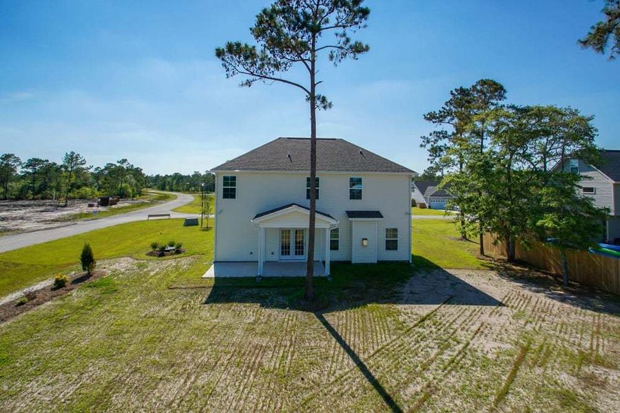 Representative exterior details of a home built from the Aberdeen by Caviness & Cates Communities in Bartlett Manor, Youngsville (Image 19).