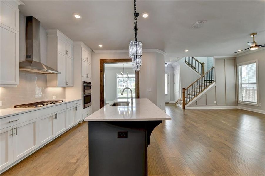 Furnished interior view inside a new home in , Buford (Image 16).