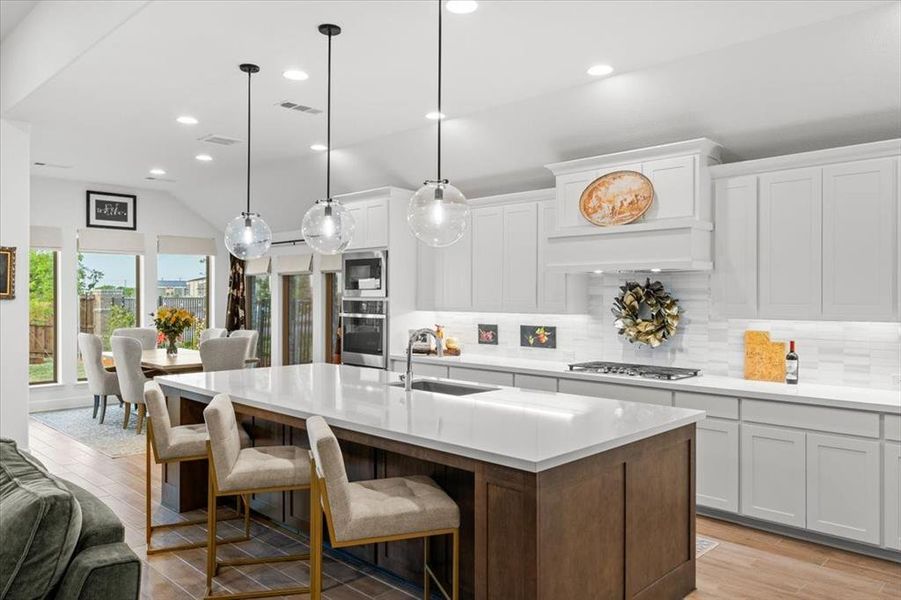 Furnished interior view inside a new home in North Sky, Celina (Image 11).