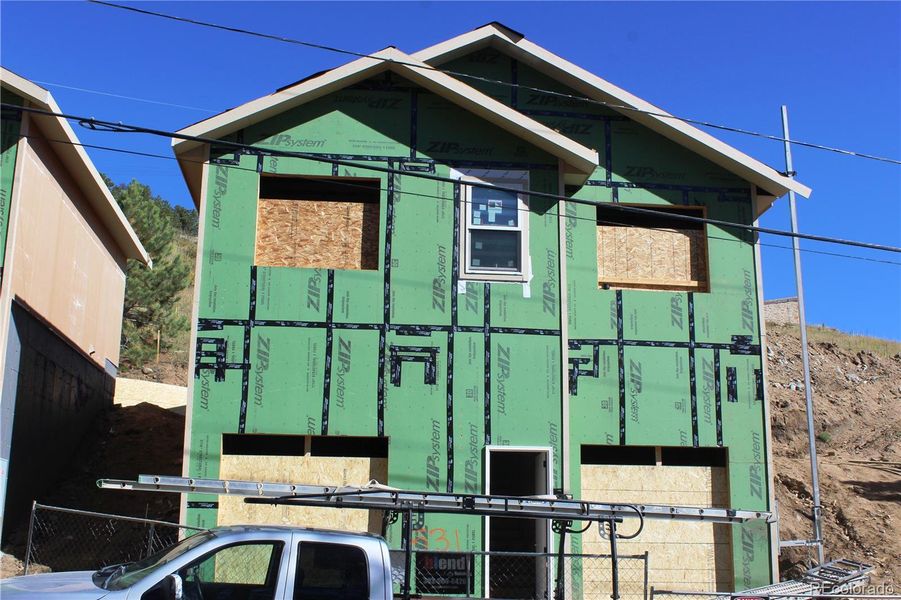 In-progress construction of a new home in , Central City, CO (Image 7).