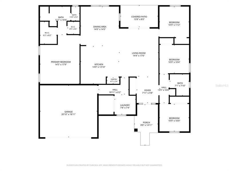 2D floor plan layout of this home in , New Smyrna Beach, FL (Image 5).