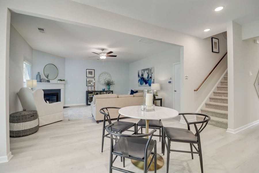 Representative furnished interior of a home built from the Devonshire ll by Great Southern Homes in Lynbrook, Boiling Springs (Image 10).