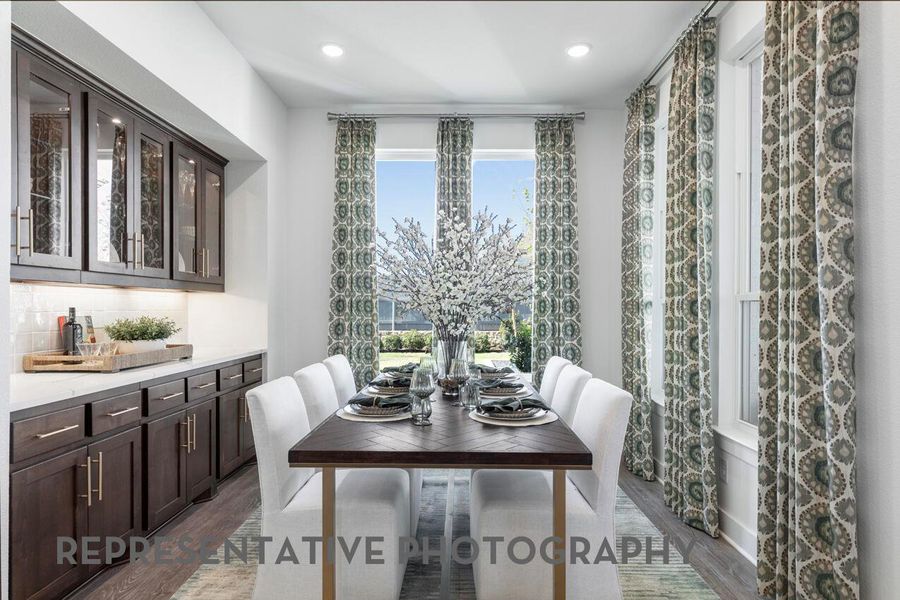 Furnished interior view inside a new home in Parkside On The River, Georgetown (Image 24).