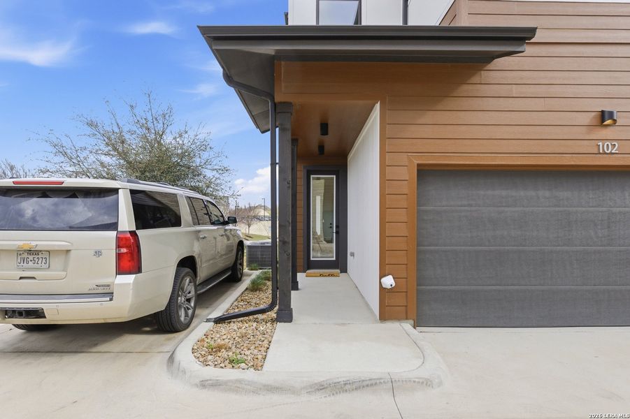 Exterior details and patio area of a home in , Austin (Image 4).