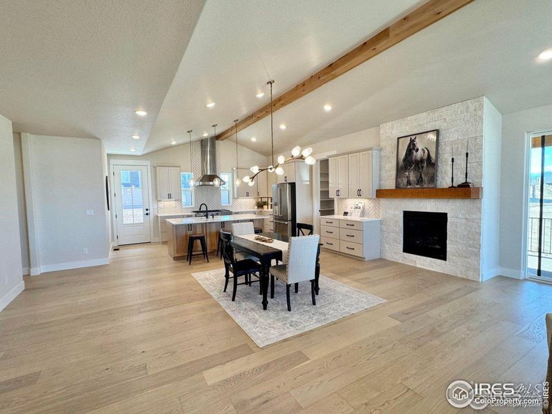 Furnished interior view inside a new home in , Berthoud (Image 9).