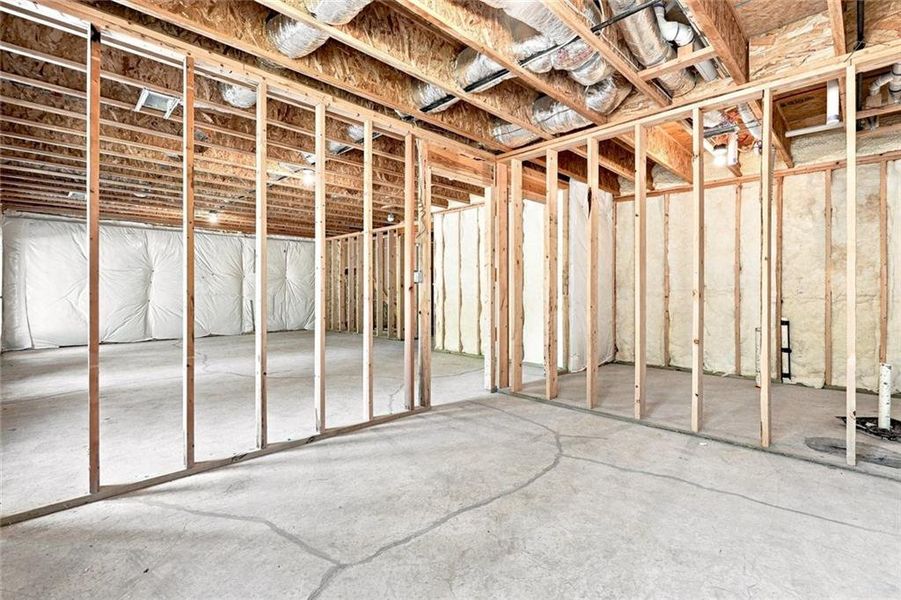 In-progress construction of a new home in Little River Falls, Woodstock, GA (Image 35).
