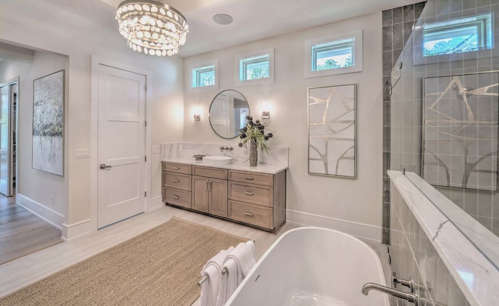 Furnished interior view inside a new home in Courtney Grove, St. Augustine (Image 39). Furnished interior view inside a new home in Courtney Grove, St. Augustine (Image 39).