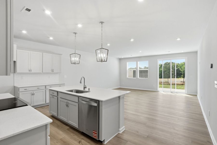 Furnished interior view inside a new home in Stonesummit at Reedy Creek, Charlotte (Image 8).