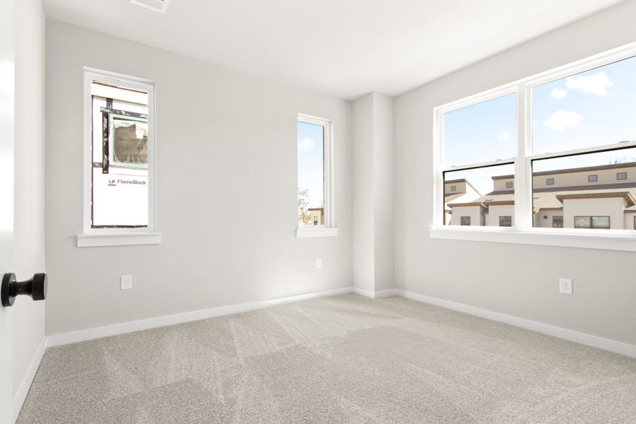 Spacious, unfurnished interior of a new home in Willow Grove Townhomes, Melissa (Image 38). Spacious, unfurnished interior of a new home in Willow Grove Townhomes, Melissa (Image 38).