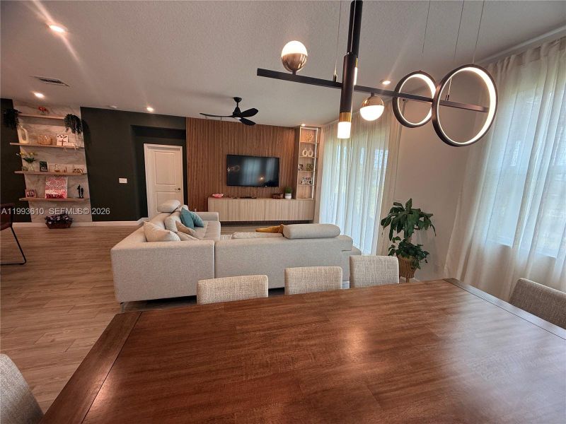 Furnished interior view inside a new home in Tradition, Port St. Lucie (Image 42).