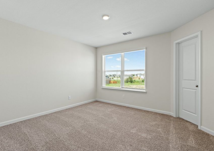 The secondary bedrooms are the perfect space for children's bedrooms and guest rooms.