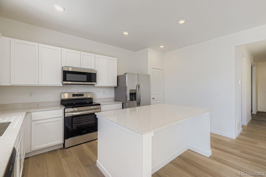 Furnished interior view inside a new home in Eastcreek Farm: The Camden Collection, Thornton (Image 7).