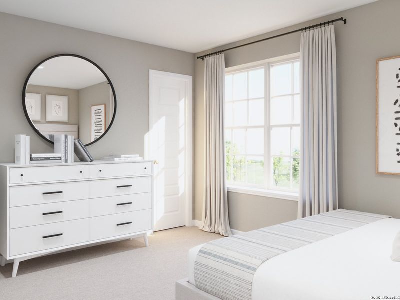 Furnished interior view inside a new home in Dauer Ranch, New Braunfels (Image 25).