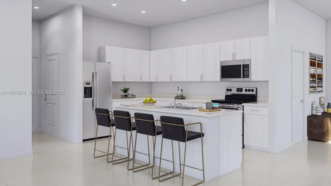 Furnished interior view inside a new home in Acacia Groves, Homestead (Image 9).