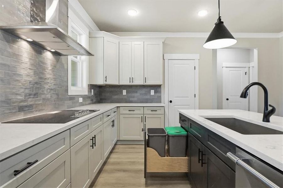 Furnished interior view inside a new home in , Statham (Image 15).