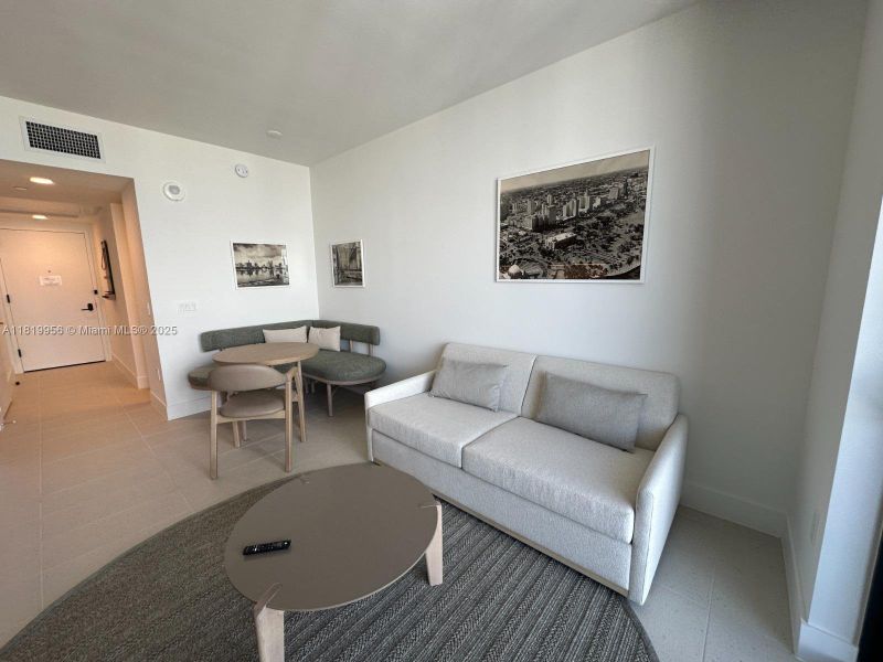 Furnished interior view inside a new home in , Miami (Image 9).