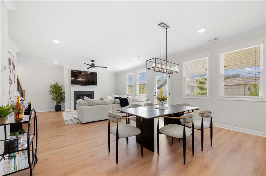 Furnished interior view inside a new home in Avenbrook, Mableton (Image 12).