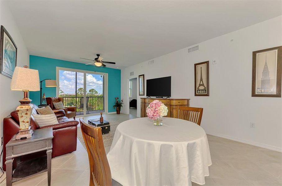Furnished interior view inside a new home in Wellen Park Golf & Country Club, Venice (Image 19).